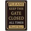 Vintage Tin Sign Retro Metal Wall Art 8x12 Inch Rustic Home Office Decor