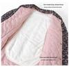 Grandma's Winter Floral Cotton Jacket with Velvet Lining - Warm, Thickened, Small Size for Elderly Women