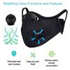  With 2 Filters 3 Exhaust Valves Half Face Reusable  Respirator
