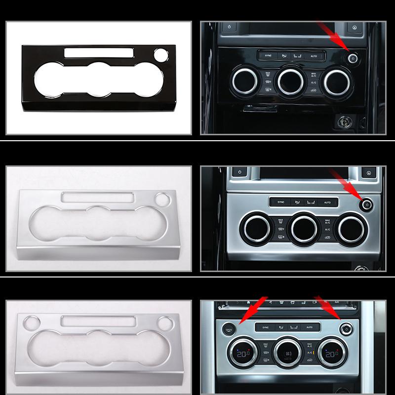 Five Style for Land Rover Discovery 5 LR5 L462 2017 2018 Car Interior Center Console Air Conditioning Panel Cover Trim Accessory