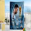 Messi Strandtuch Schnelltrocknend Weiche Mikrofaser Bequem Leicht Geeignet für Schwimmen, Fitnessstudio, Camping, Yoga Urlaub