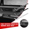 For Toyota PRIUS 60 Series 2023 2024 Front Dashboard Center Air Conditions Outlet Cover Middle AC Vent Cover Sticker Accessories