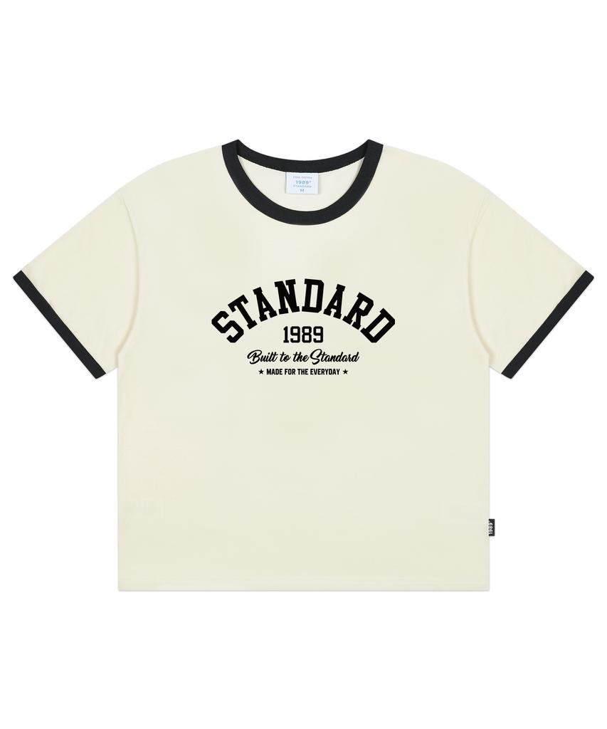 1989STANDARD Built Standard Cool Cotton Crop Ringer Short Sleeve (Srcstd-0256)