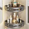 No Punching Bathroom Rack Toilet Washstand Toilet Wall Hanging Triangular Storage Rack Toilet Rack