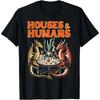 Gaming Houses Humans Funny Rpg Parody Gamer Men  T-Shirt