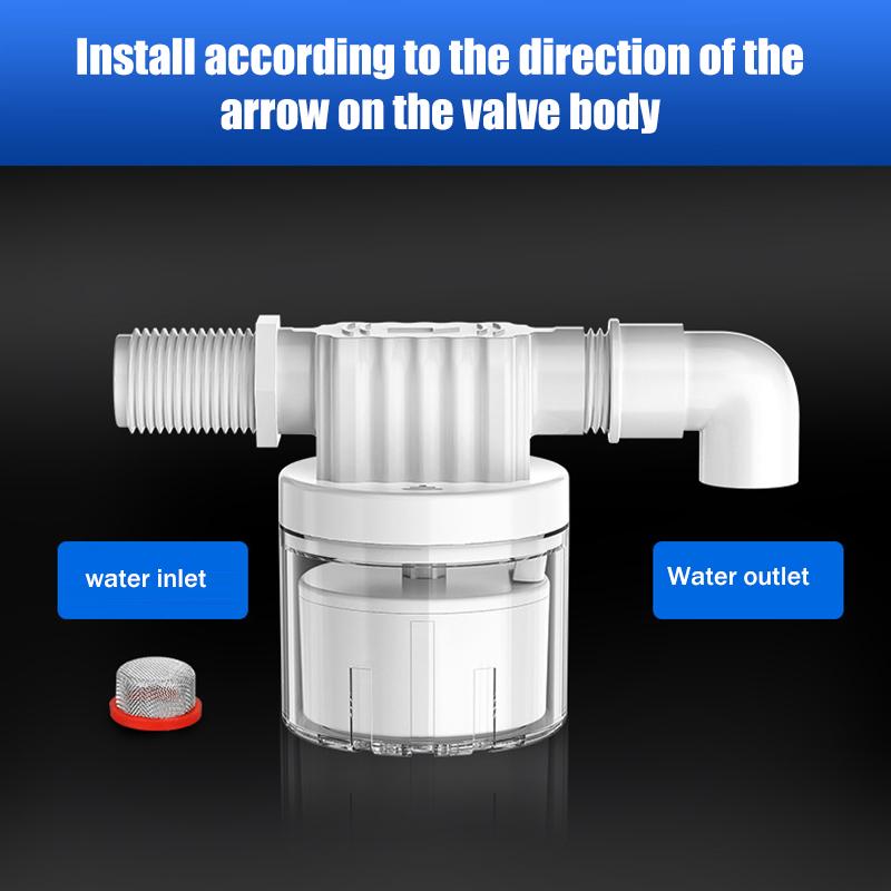 1/2"3/4"Automatic Water Level Control Valve Tower Floating Ball Valve Installed Inside The Tank Plug-In Free Inlet And Outlet