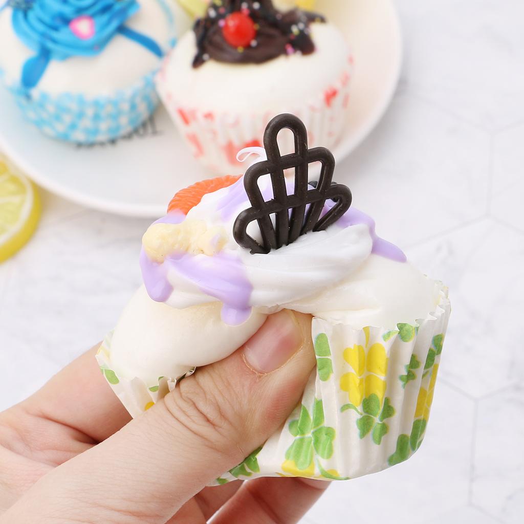 Realistic Artificial Fake Cake Cupcake Model Cup Display Photography Props Craft