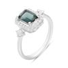Silver Ring with London Blue Topaz, Item Weight 2.37 G (2204855)