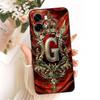 For OPPO A6s 4G 5G Case CPH2789 CPH2815 Fashion Initial Letters Soft Silicone Couple Phone Cover For OPPO A6s A 6s OPPOA6s Funda