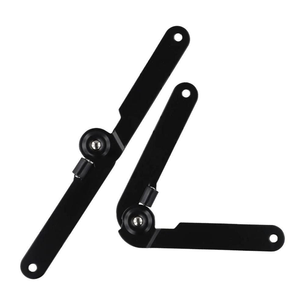 Durable Metal Attic Hatches Cabinet Hinges Soft Close 180° Opening Furniture Hinge Adjustable Lid Support Hinge Kitchen Cupboard