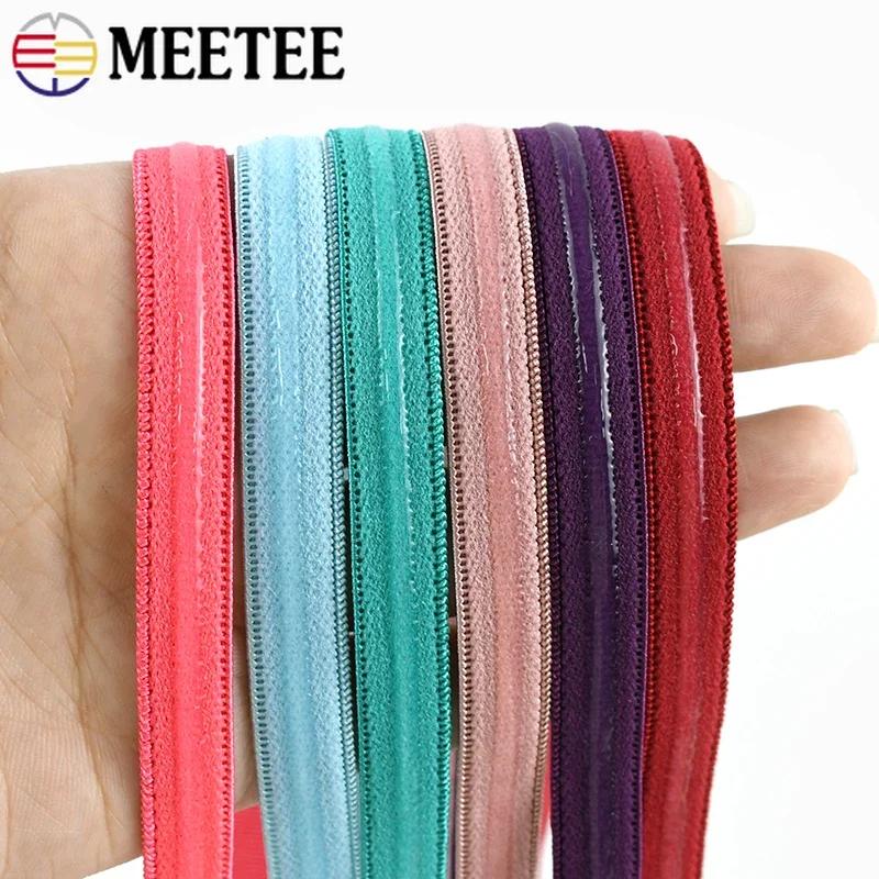1/3/5/10M Bande Élastique 10mm pour Soutien-gorge Bretelles Antidérapantes Couture Vêtements Bandes Élastiques Sous-vêtements Ceinture Extensible Bande Accessoire