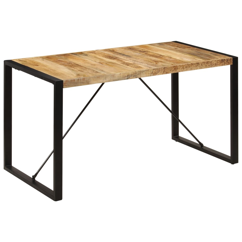 Dining Table 140 X 70 X 75 Cm Solid Mango Wood