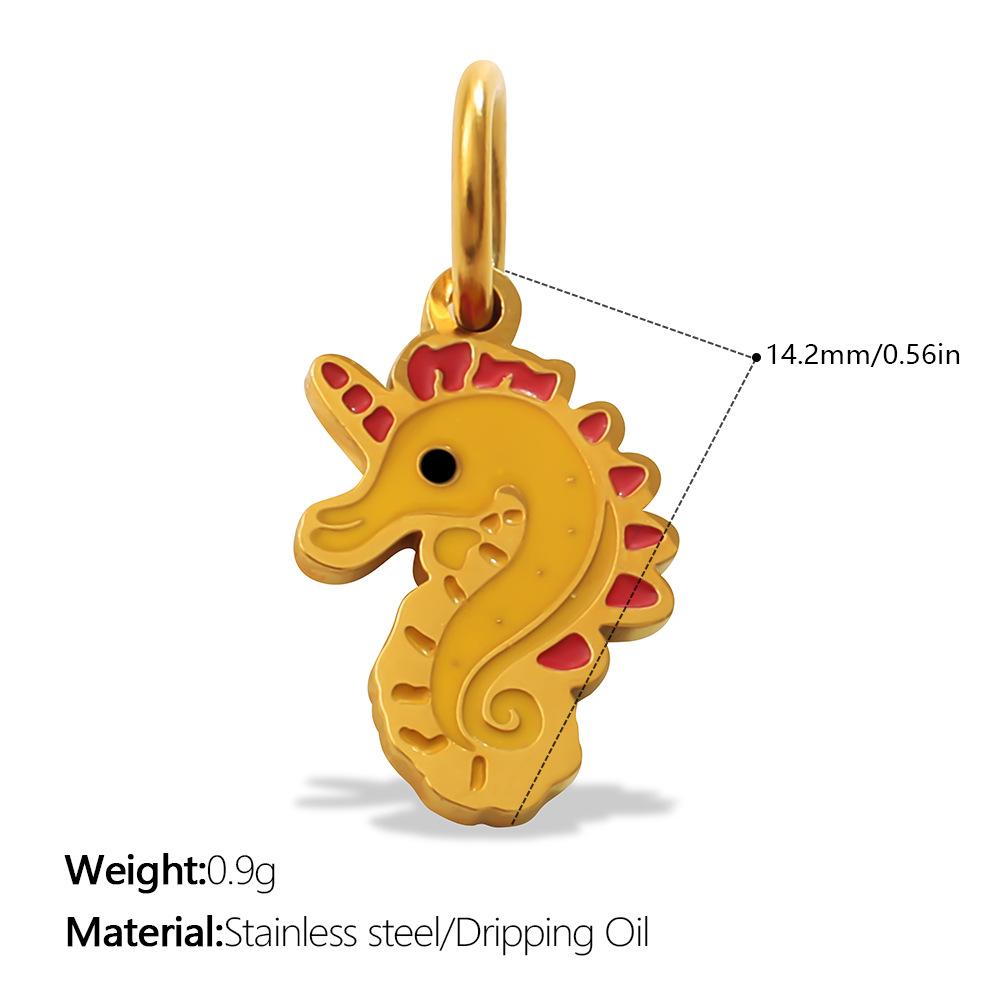 European and American New Xiaoqing Fresh Air Ocean Series Jewelry Accessories Personalized Trend Starfish Shell Pendant