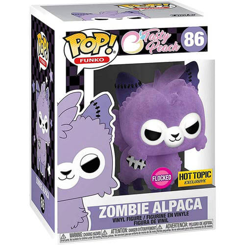 Chutná broskvová levandule zombie alpaka flocked pop! Vinyl