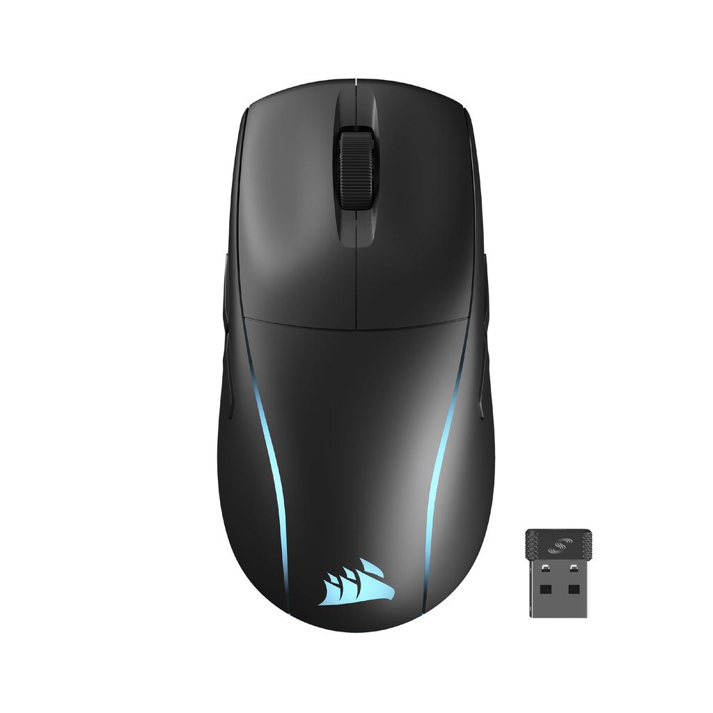 CORSAIR M75 WIRELESS Lightweight RGB Gaming Mouse iCUE Compatible for FPS 89g 26000 DPI QUICKSTRIKE Wireless Connection Black Bluetooth/SLIPSTREAM