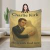 Charlie Kirk Angelic Advocate Blanket Quality Warm Soft  Throw Blanket Winter Travel Living Room Print Bedspread