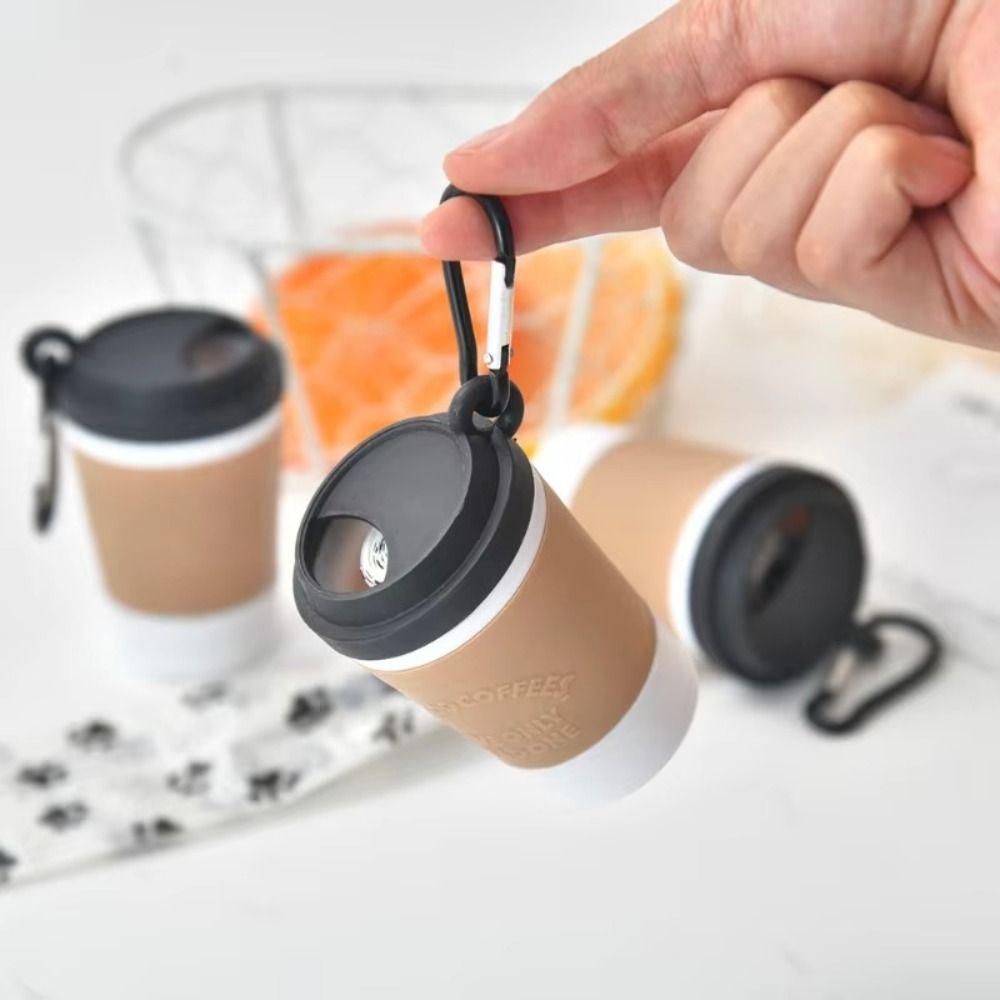 Coffee Cup Style Dog Poop Bag Holder Creative Design Portable Poop Bag Dispenser Dog Walking Toilet Picking