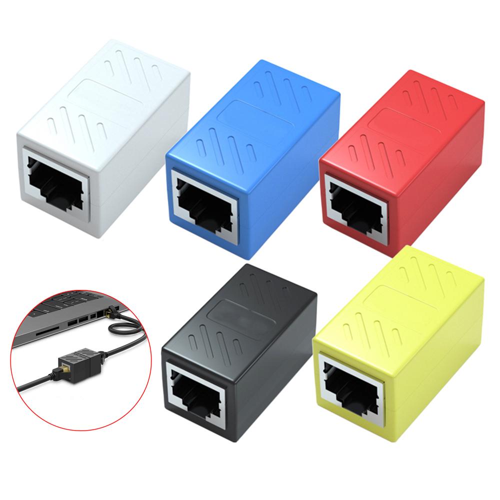 Inline Female to Female Cat7/Cat6/Cat5e 8P8C LAN Connector RJ45 Coupler Ethernet Cable Extender