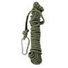 10m Outdoor Rock Climbing Hiking Rope Safety Rescue Survival Escape Cord with Flying Claws