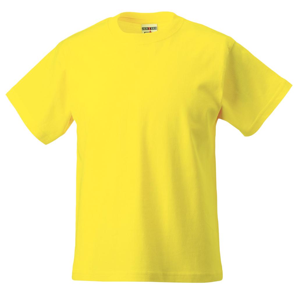 Jerzees Schoolgear Klassisches einfarbiges T-Shirt für Kinder