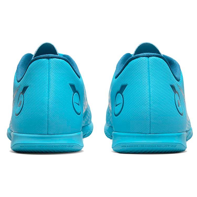 Nike Mercurial Vapor 14 Club Comfortable Lace-Up Round Toe Versatile Indoor Soccer Shoes Unisex Soccer Shoes Blue DJ2906-484