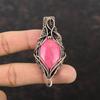 Thulite Pendant Copper Wire Wrapped Pendant Copper Jewelry Handmade Pendant Thulite Jewelry Gemstone Pendant Wire Wrapped Jewelry For Gift