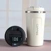 Thermos Coffee Mug Stainless Steel Coffee Cup Temperature Display Vacuum Flask Thermal Tumbler Insulated Water Bottle 380/510ml