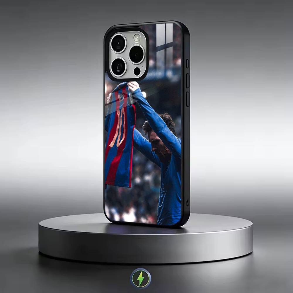 Football S-Star M-Messi-i Phone Case For iPhone17,16,15,14,13,12,11 Plus,Pro Magnetic with Magsafe Wireless Charging