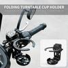 360 Grad drehbarer faltbarer Lenkerhalter Becherhalter für Motorrad Roller Platzsparendes Design ABS-Konstruktion Anti-Rutsch