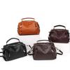 Cowhide Shoulder Messenger Women's Bag Women's Fashion Generous Shell Bag Zipper Soft Leather Portable Multi-pocket