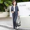 Women's Stylish Spring/Autumn Tracksuit: Elegant Two-Piece Long-Sleeve Set for Middle-Aged & Elderly