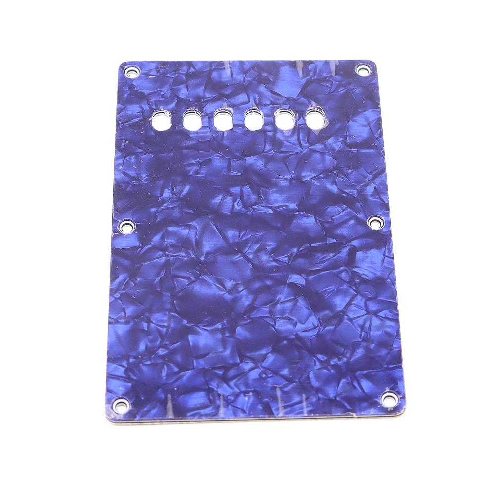 6 Hole Pvc Guitar Back Plate Pickguard Tremolo Backplate For St Modern Style Electric Guitar Special Offer