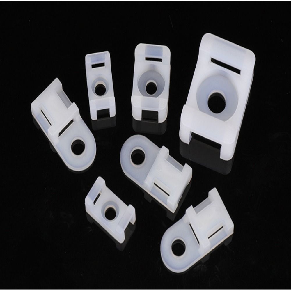 Tie Fixation Cable Tie Base Wire Fixing Seat Plastic Cable Tie Bracket Cable Clamp Cable Tie Mounts Holder Fixed Buckle Seat