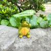 Garden Ornament Cartoon Elephant Tortoise Frog Design Waterproof Resin Animal Sculpture Garden Patio Balcony Decor