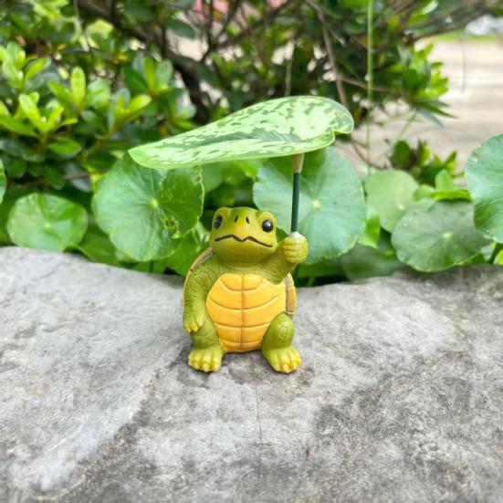 Garden Ornament Cartoon Elephant Tortoise Frog Design Waterproof Resin Animal Sculpture Garden Patio Balcony Decor