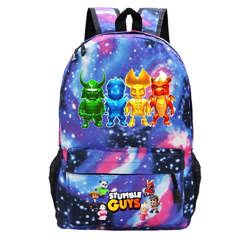 Game Collision Party Peripheral Printed Backpack Children'S Casual Backpack