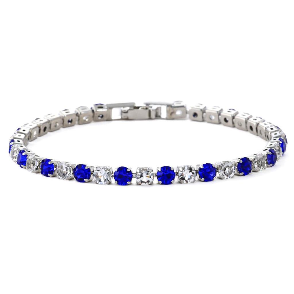 Damarmband med högkvalitativa zirkonkristaller - Elegant modeaccessoar