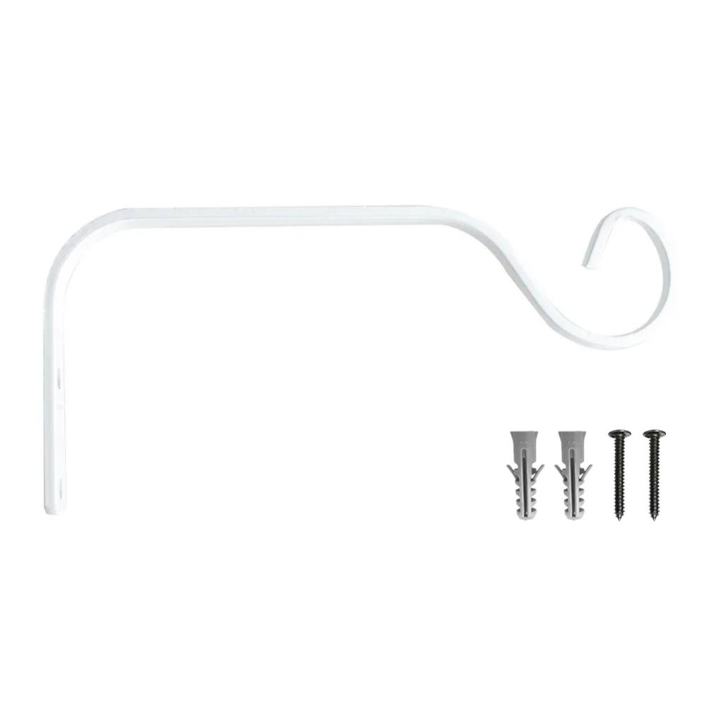 Multi-purpose Hanging Plant Stand Hooks Wrought Iron Hanging Plant Brackets  Balcony