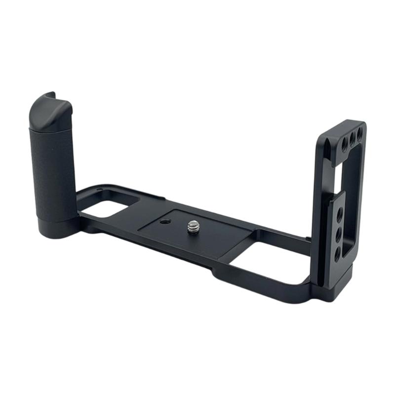 Metal L Bracket Quick Release Plate For  GFX 50R With Cold Shoe Interface And Easy Battery Access