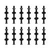 12PCS High Strength Socket Screws High Strength Carbon Steel Brake Cage Screws for Computer Cooling Fan Assembly