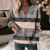 Fall Women's Sweatshirt Pullovers Basic O-Neck Zipper Yellow Red Blue Tie Street Long Sleeve Tops Autumn Casual Loose Sweatshirt