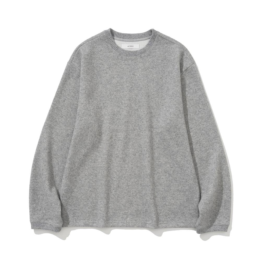 LAB12 Essentials Knitted T-Shirt (Grey)