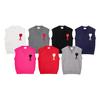 AMI 2025 Autumn and Winter Men's New Red Heart Letter V-neck Sleeveless Couple Sweater Vest