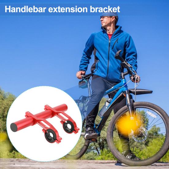 Aluminum Alloy Bicycle Handlebar Extender for Bike Handlebar Extension Bracket Quick Installation Light Phone Code