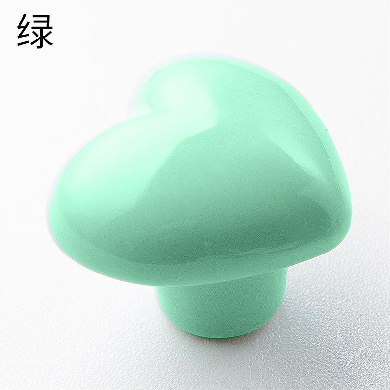 Heart Shaped Ceramic Cabinet Door Handle, Children's Wardrobe Handle