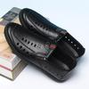 Men's Sandals Soft Leather Mesh Breathable Hollow Hole Shoes Casual Versatile Lazy One Pedal Shoes