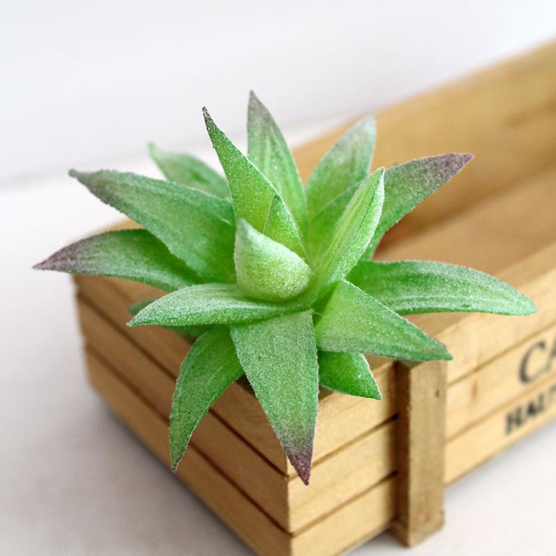 Artifical Plastic Succulent Plant Cactus Echeveria Flower Home Office Decor Gift