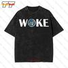 New Limited Woke Vintage Oversized TShirt Flat Earth Society Planet S Xl LVK