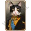 Retro Black Cat Metal Sign Poster Funny Cat Tin Sign Animal Vintage Plaque Home Decor Wall Art Pet Shop Garden Dog Bar Plaque