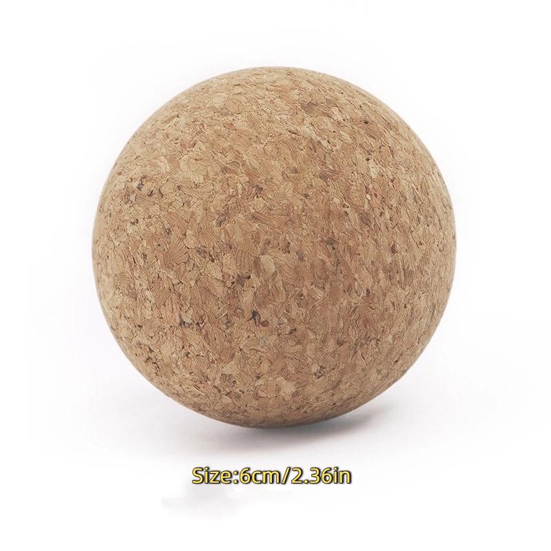 Cork Massage Ball Back Massage Foot Massager Yoga Ball Tension Release Therapy Myofascial Ball Relax Muscles Trigger Point